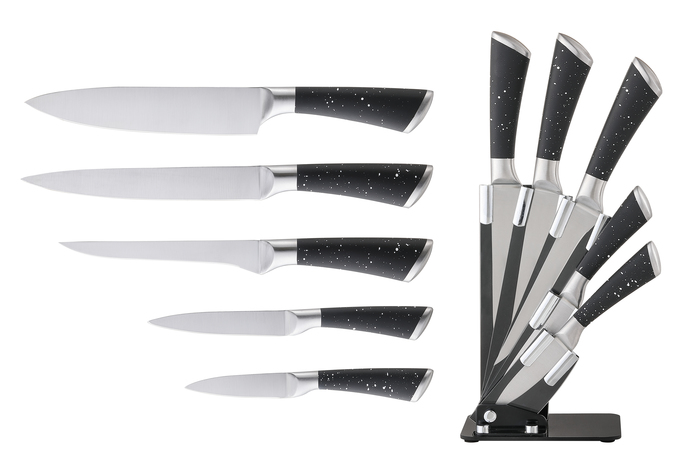 Набір ножів з підставкою 6 предметів Матрикс ( шт )