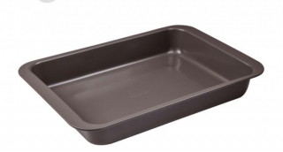 8116  Форма прямокутна з антипригарним покриттям  Граф 37,5 х 25,5 х 4,5 см ( шт )